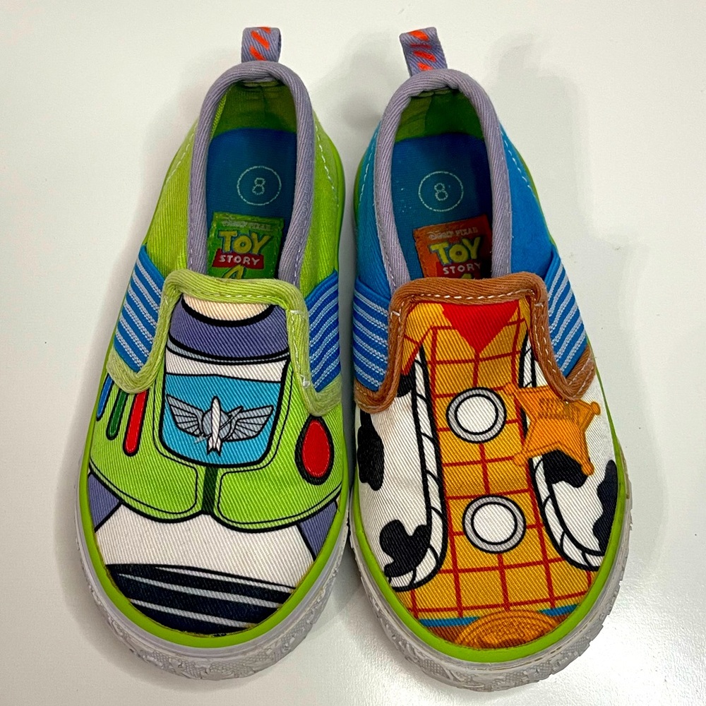 Toy Story toddler slip on shoes size 8